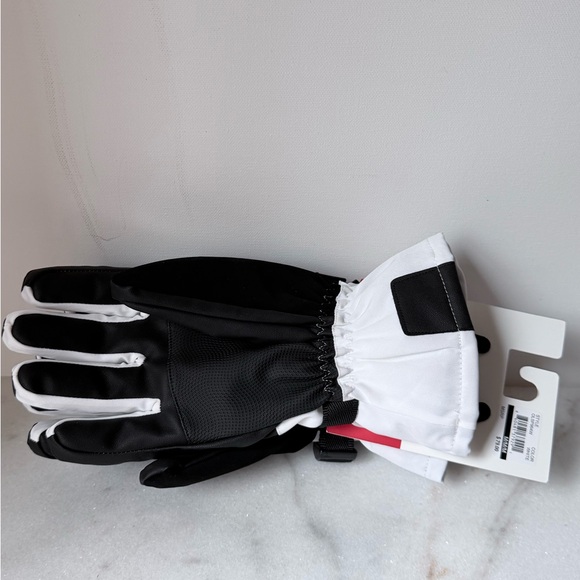 Spyder Black and White Winter Gloves - Picture 5 of 10